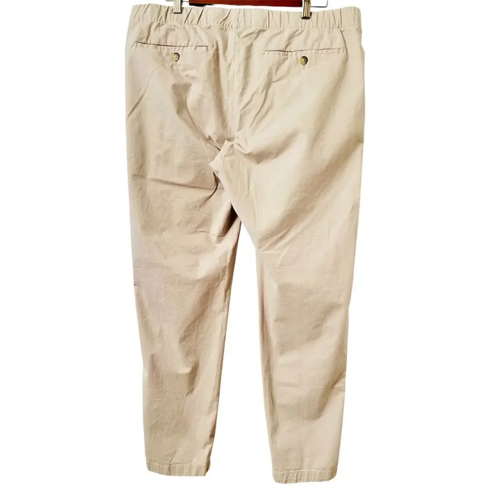 Denim & Flower Ricky Singh Slim Fit Chino Pants Khaki Men's XL Stretch